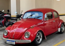 Fusca antigo relíquia para colecionador
